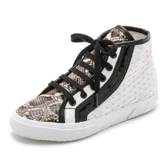 Superga X Rodarte snake high tops size EU 36 US 6 - Picture 1 of 10